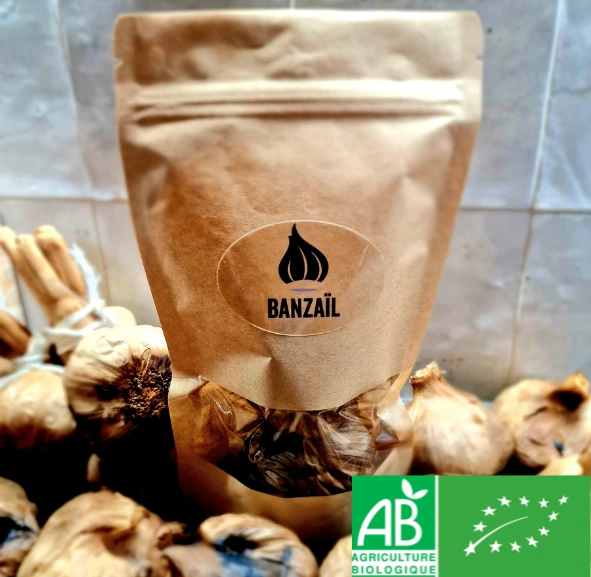 Bulbes d'ail noir Bio